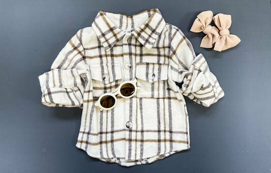 Beige Neutral Flannel